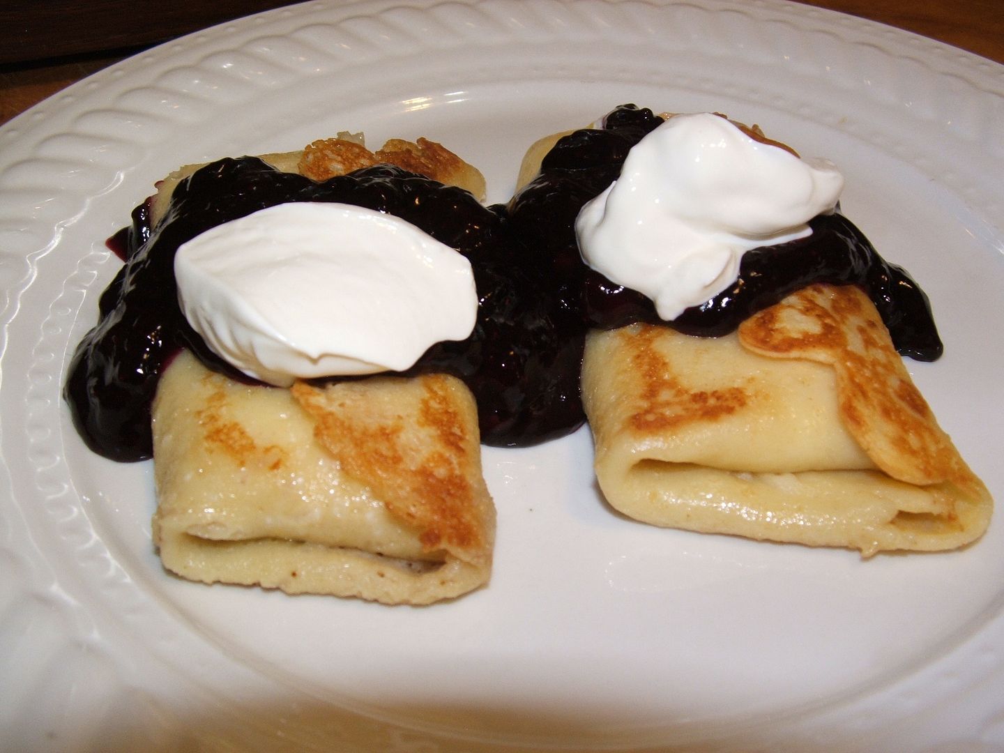 Bueberry Blintz, by Angie Ouellette-Tower for godsgrowinggarden.com