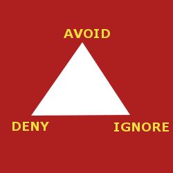 Avoid, Deny, Ignore, by Angie Ouellette-Tower for godsgrowinggarden.com