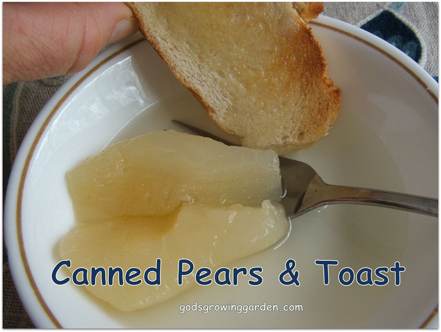 Canned Pears & Toast by Angie Ouellette-Tower for godsgrowinggarden.com photo 006_zpsaf5eb6cd.jpg