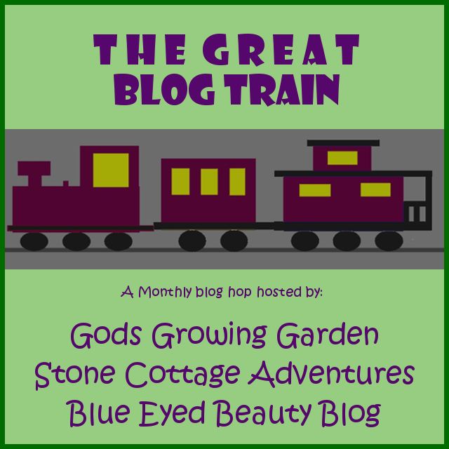 The Great Blog Train Hop, by Angie Ouellette-Tower for godsgrowinggarden.com