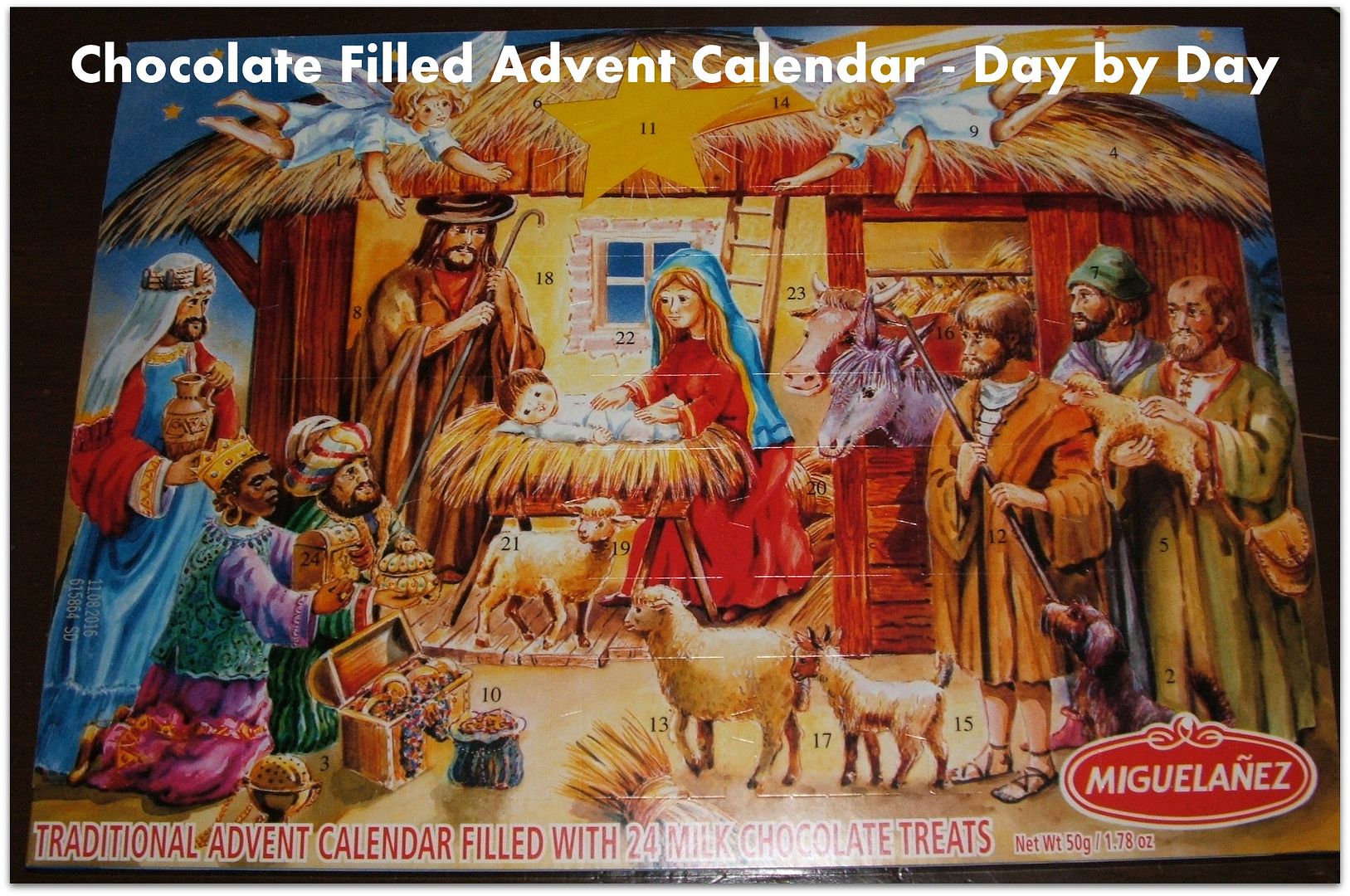 DAY1 Chocolate Filled Advent Calendar God's Growing Garden