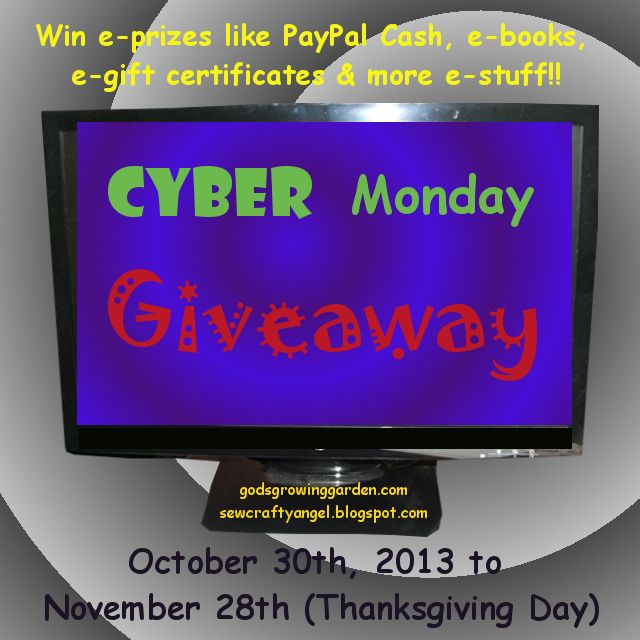 Cyber Monday Giveaway by Angie Ouellette-Tower for godsgrowinggarden.com photo GiveawayCyberMondayBoth_zpsb66678df.jpg