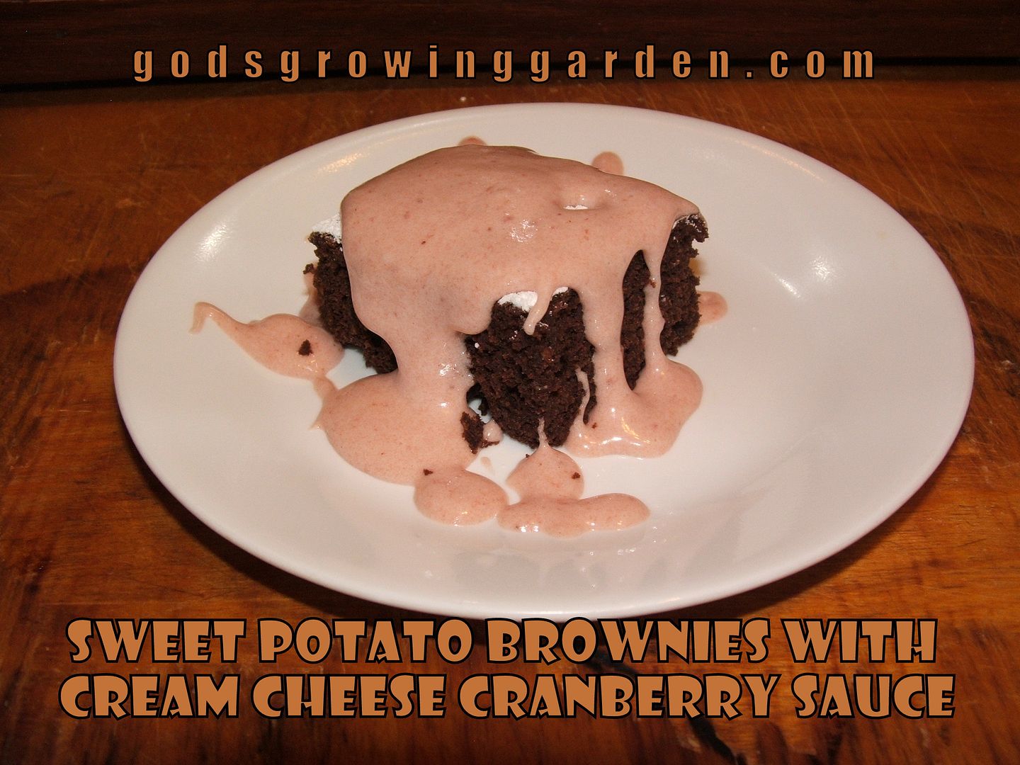 Sweet Potato Brownies by Angie Ouellette-Tower for godsgrowinggarden.com photo 010_zps83c2f98b.jpg