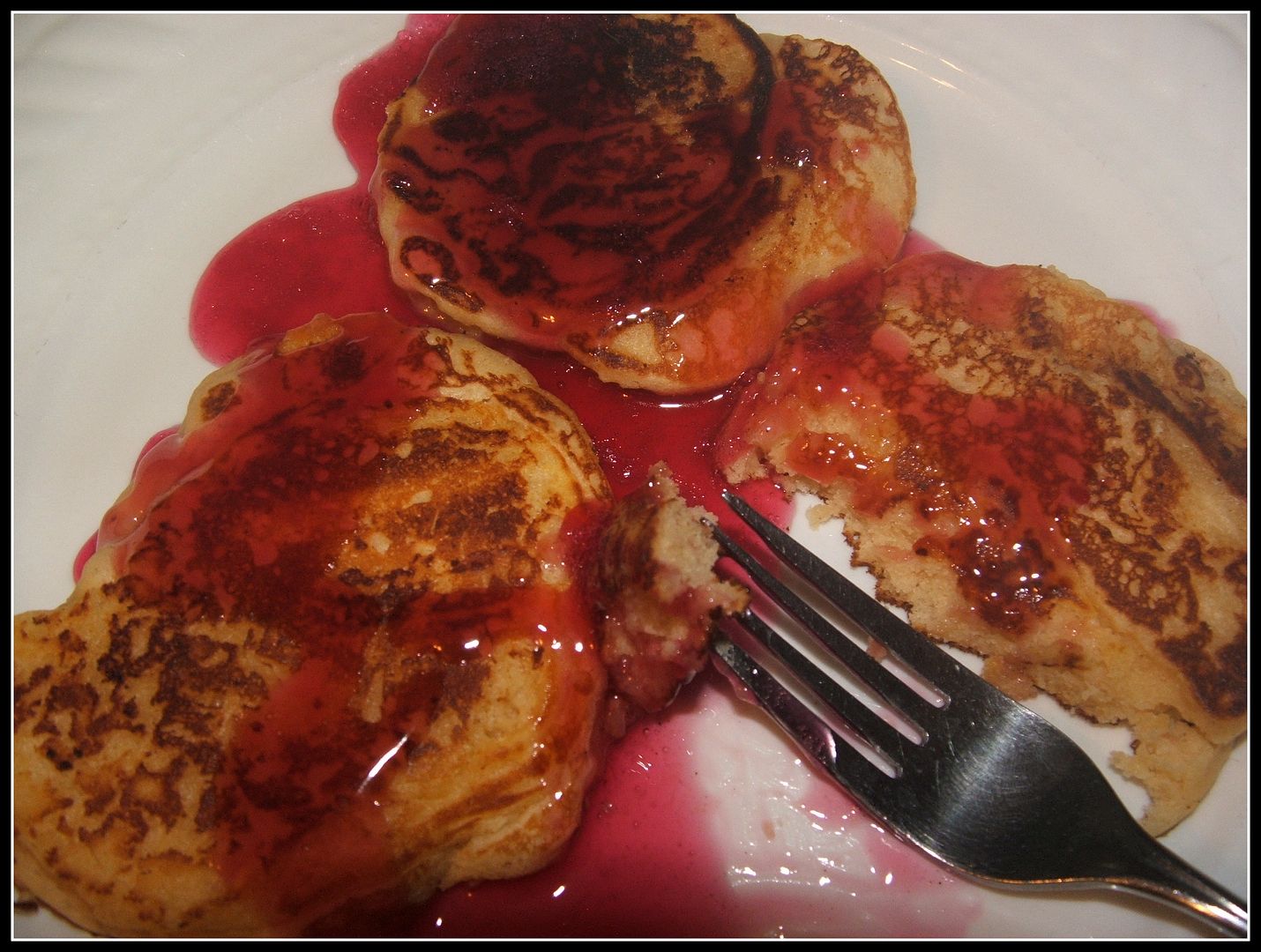 Peanut Butter Pancakes with Grape Syrup by Angie Ouellette-Tower photo 012_zps0208794e.jpg