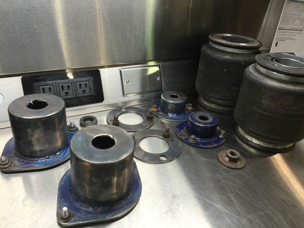 FS Bag over Coil setup with Raised Strut Towers VW Vortex