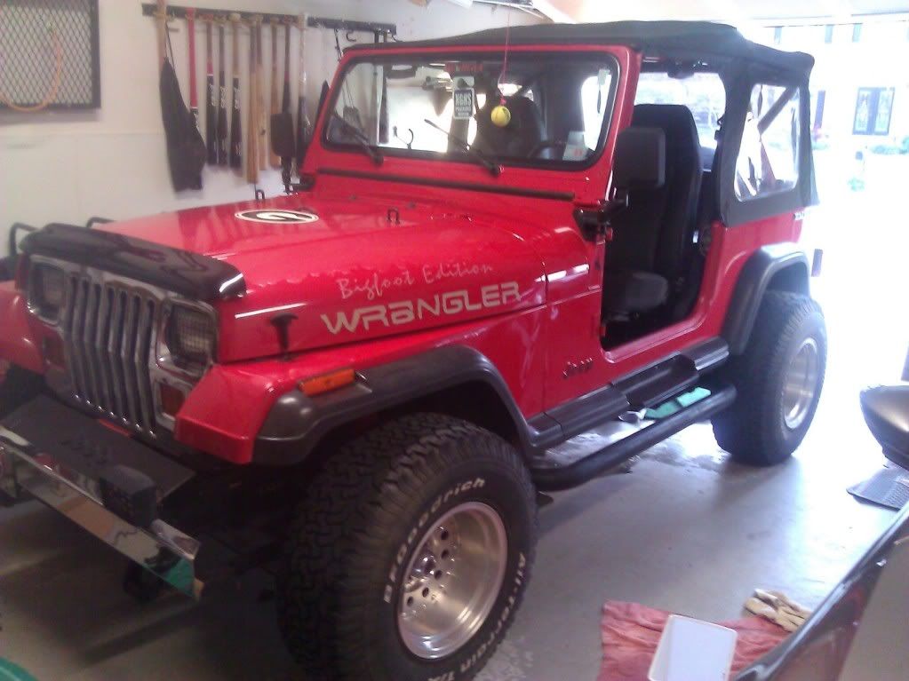 1995 Jeep wrangler bigfoot edition