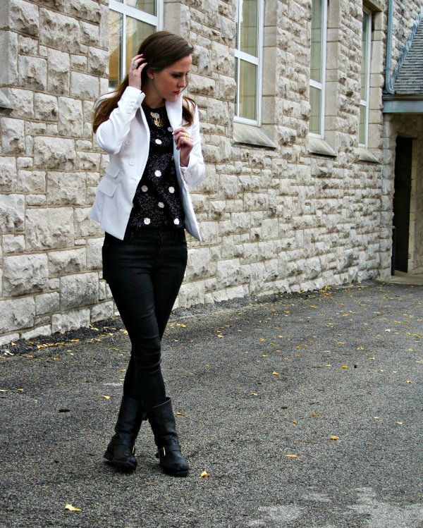 Sequin Polka Dots // SideSmile Style