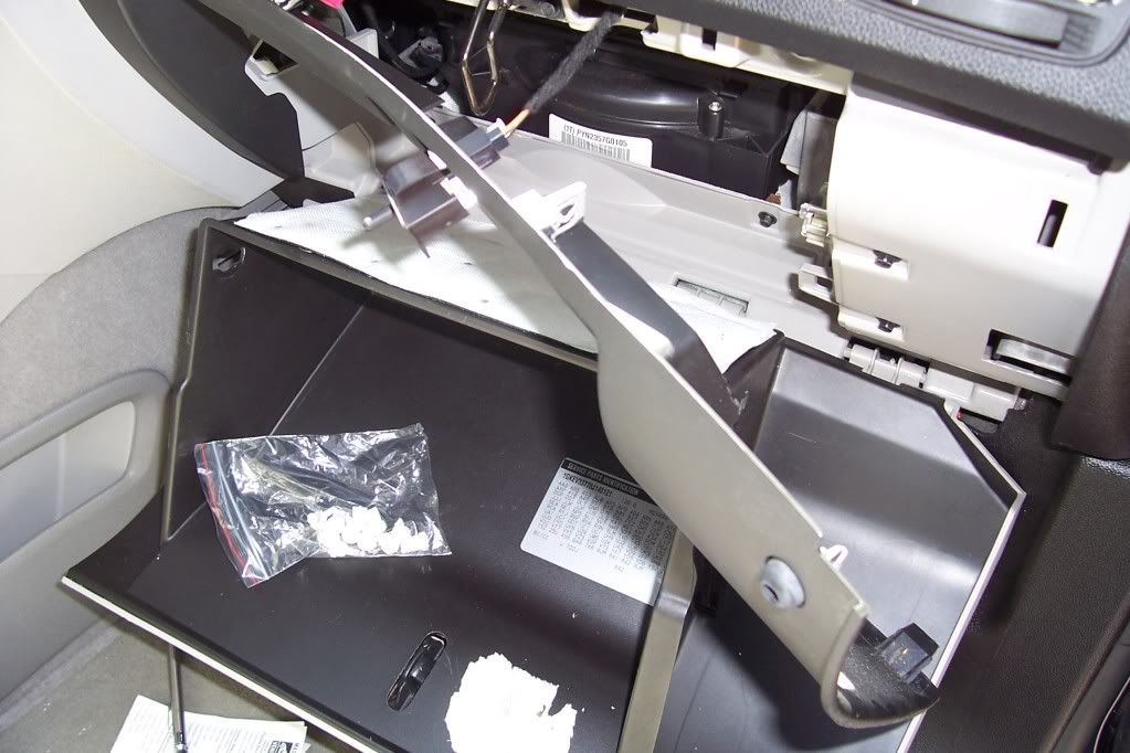 Glove box LED light replacement, done, with pictures GMC Acadia Forum