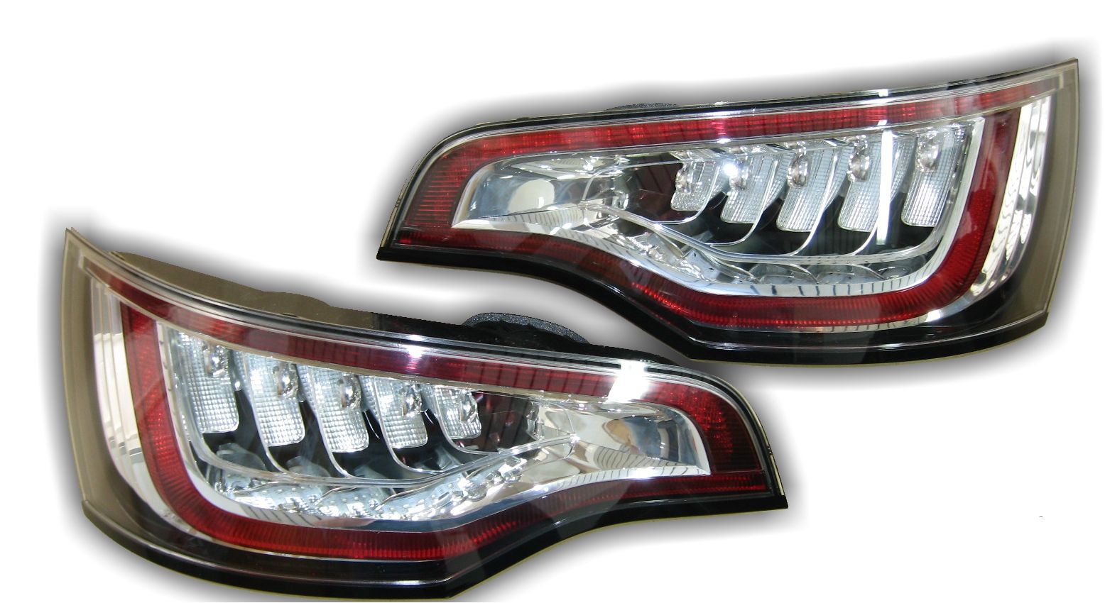 Audi Q7 Tail Lights LED Q7 V12 4L Clear Glass Dark Rear Lights GENUINE NEW eBay