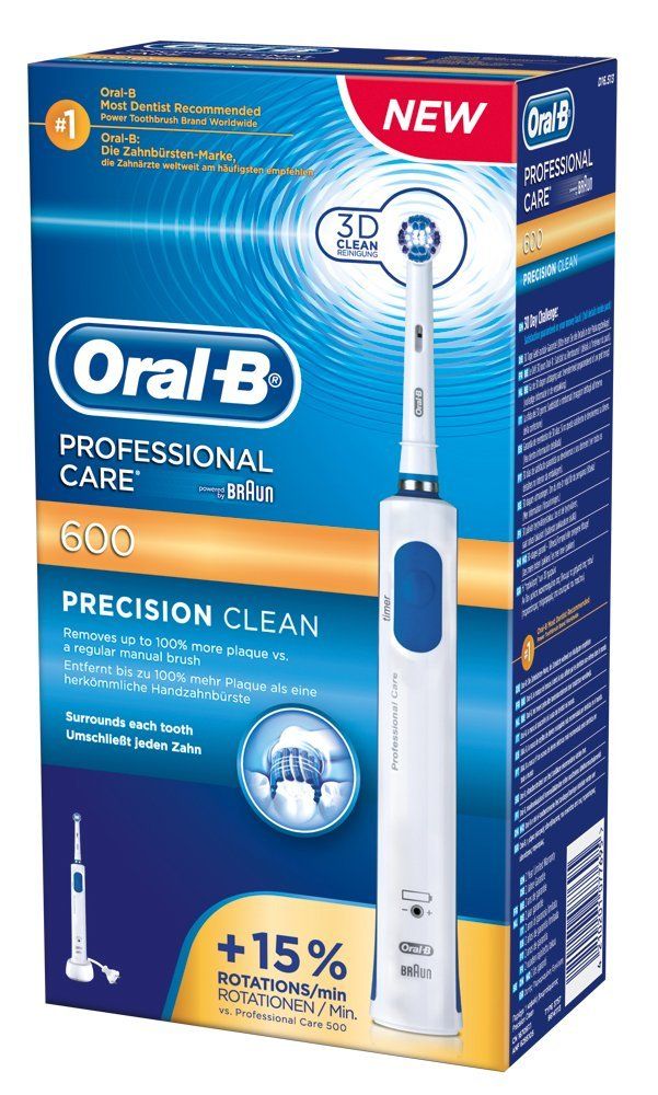 Braun Oral B Professional Care 600 Precision Clean Electric Toothbrush