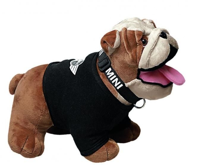 soft toy black dog