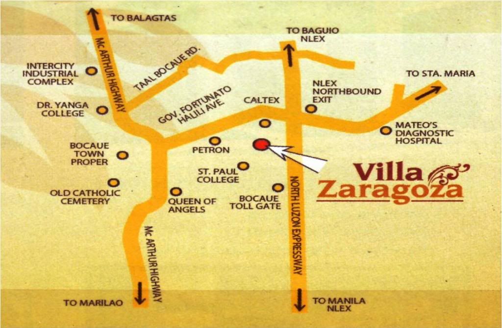 villa zaragoza -  THE NEW APEC - Map