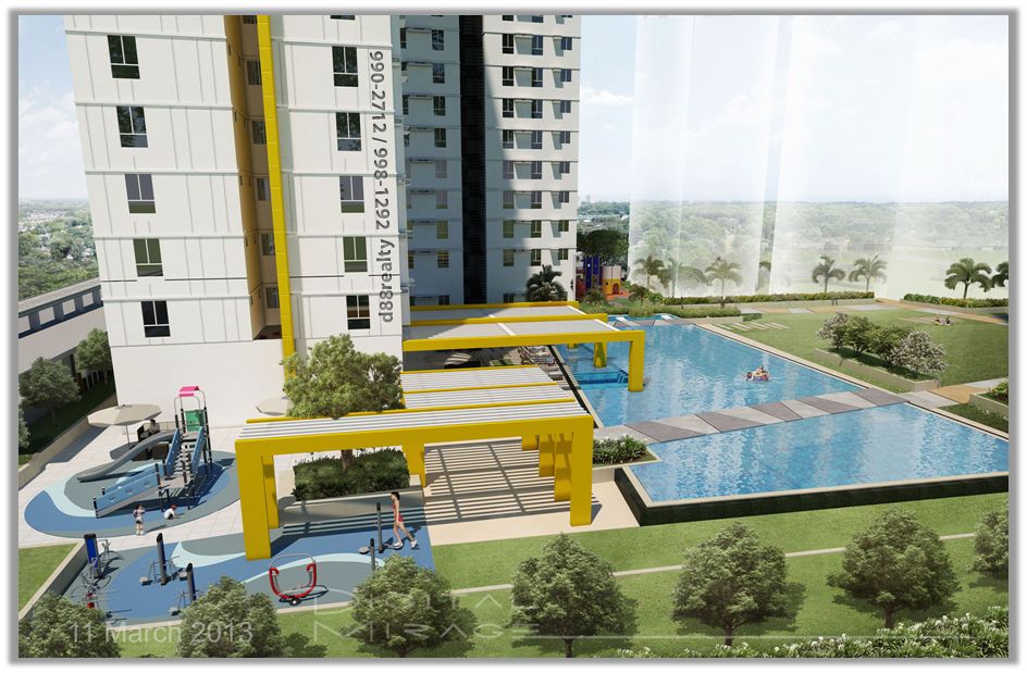 Vertis North Ayalaland Avida Tower Vita Facing pool amenities