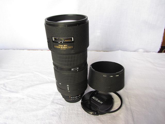Nikon D700, Grip zin, Lens 80-200mm F2.8 Zoom xoay. - 2