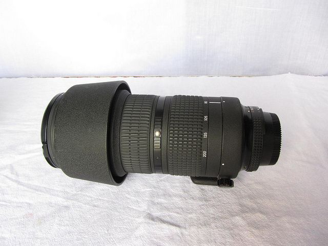 Nikon D700, Grip zin, Lens 80-200mm F2.8 Zoom xoay. - 1