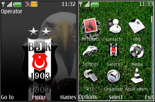 Eski Nokia Telefonlar İçin Beşiktaş, Galatasaray, Fenerbahçe Teması