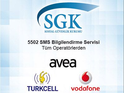 SGK, 5502 Sms Bilgilendirme Hizmeti
