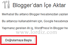 wb3 Bloggerdaki Yazılarımızı Wordpresse Aktarmak