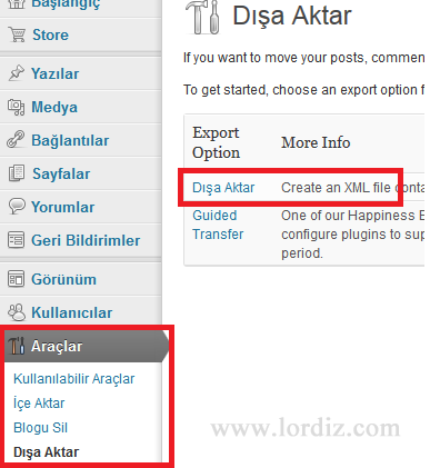 wb6 Bloggerdaki Yazılarımızı Wordpresse Aktarmak