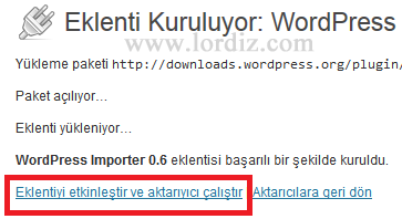 ws3 Bloggerdaki Yazılarımızı Wordpresse Aktarmak