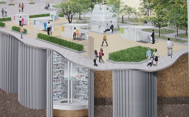 Bisikletler İçin Yeraltı Akıllı Park Sistemi