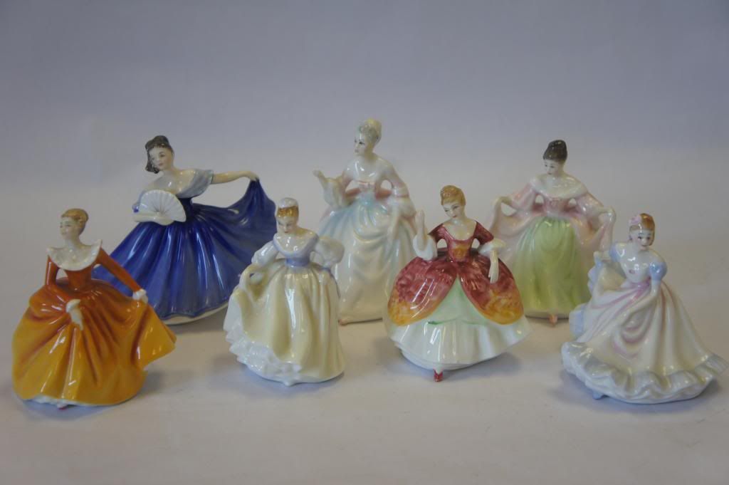 miniature royal doulton ladies