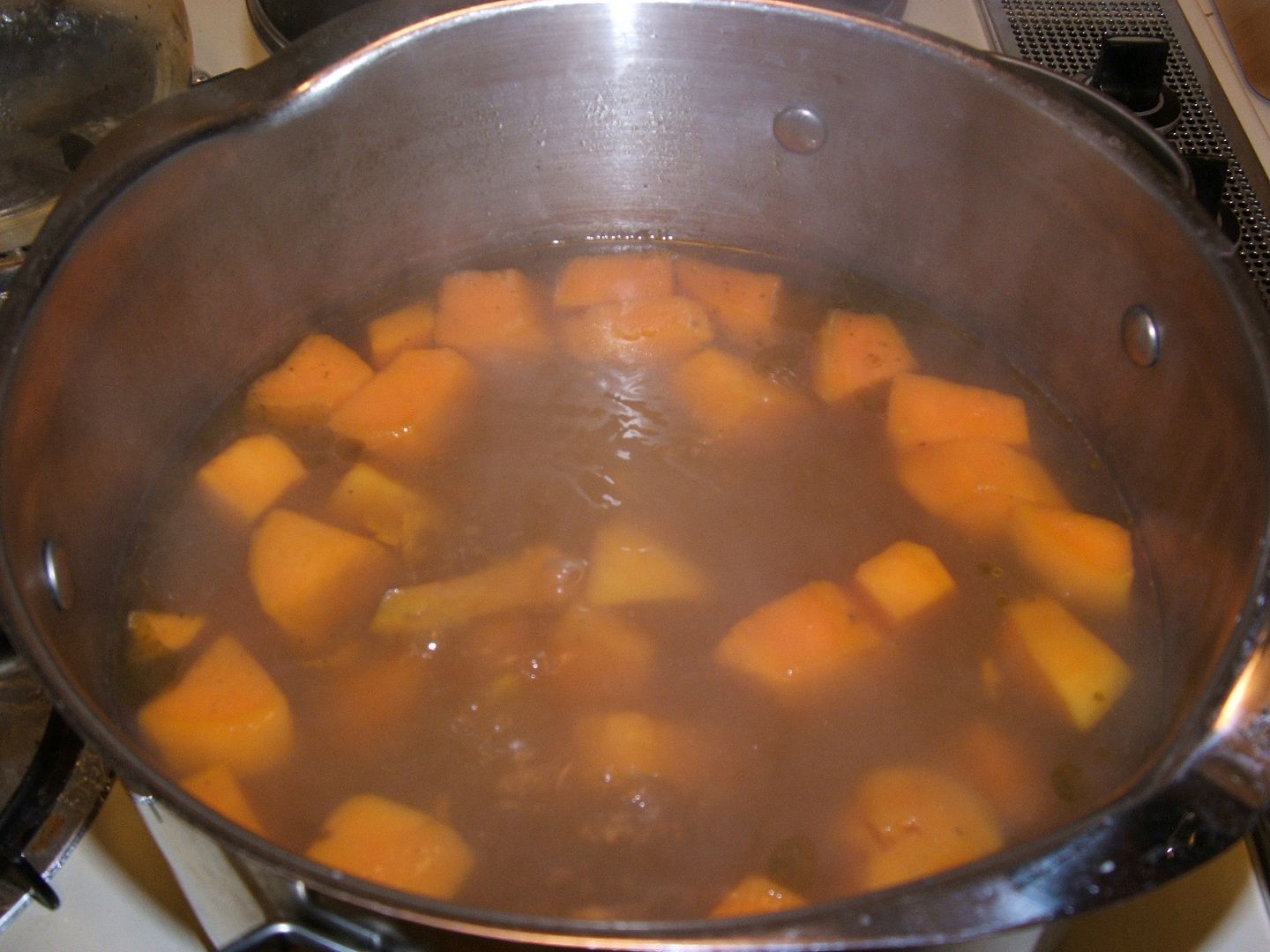 Lime Cilantro Sweet Potato Soup, by Angie Ouellette-Tower for godsgrowinggarden.com