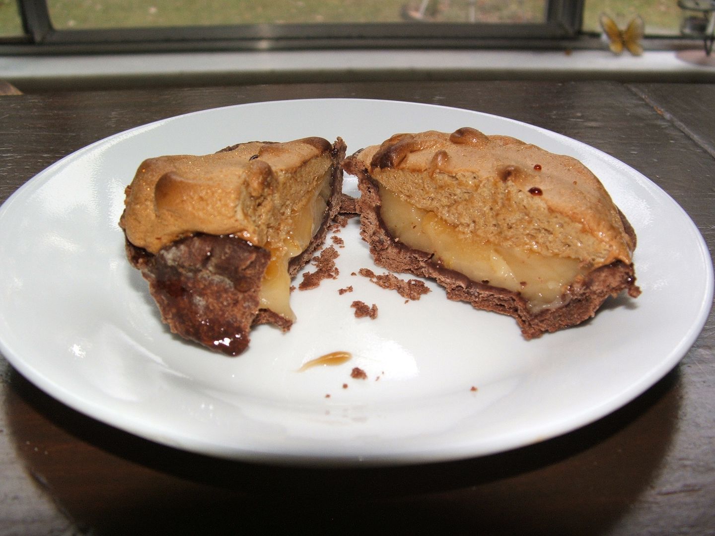 Orange Mocha Meringue Tarts, by Angie Ouellette-Tower for godsgrowinggarden.com