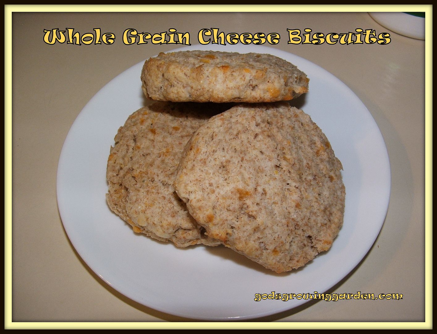 Whole Grain Cheese Biscuits by Angie Ouellette-Tower for godsgrowinggarden.com photo 006_zps68a4882a.jpg