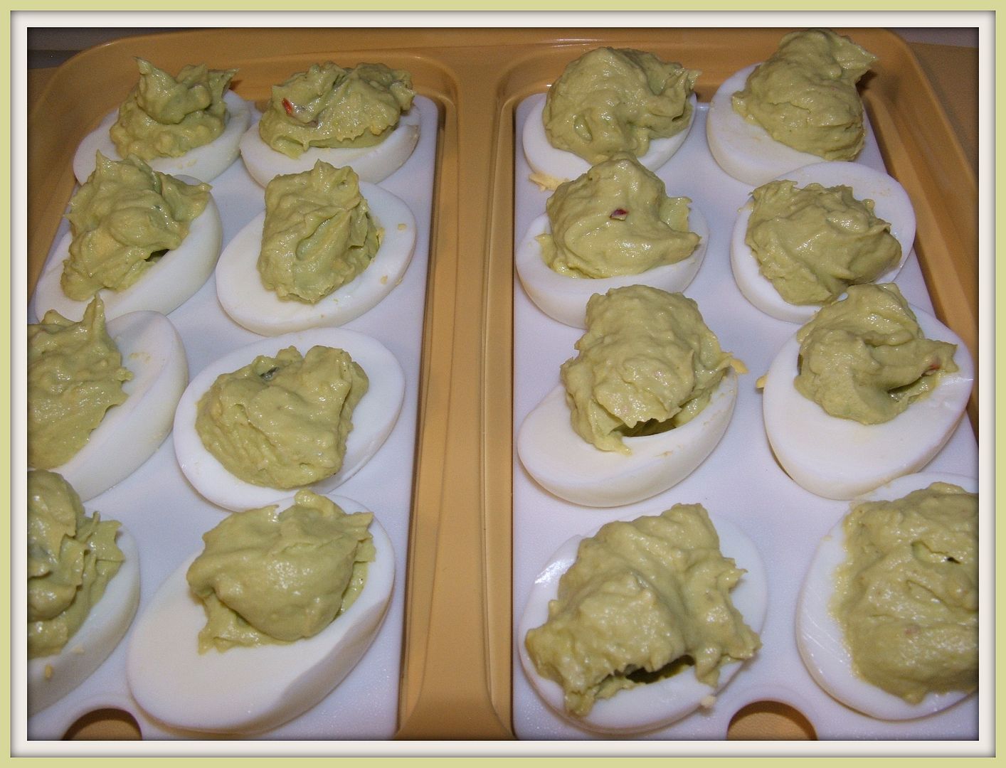 Deviled Avocado Eggs by Angie Ouellette-Tower for godsgrowinggarden.com photo 006_zps81d2f9df.jpg