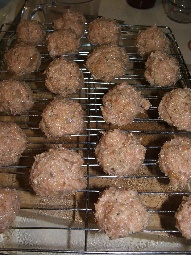 Carameized Onion Chicken Meatballs photo 006_zpsfb679bf8.jpg